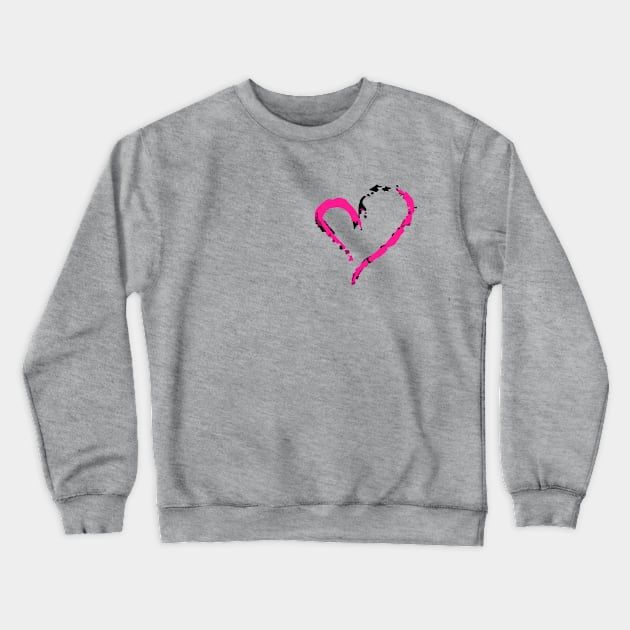 This is where my heart is Crewneck Sweatshirt by madmonkey